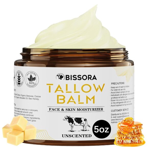 Other - Deeply Nourishing Beef Tallow Balm – Hydrating Skin Care with Honey & Jojoba